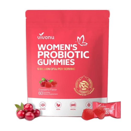 Cranberry Probiotic Gummies for Women