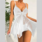 Women's Lace Mesh Lingerie Set