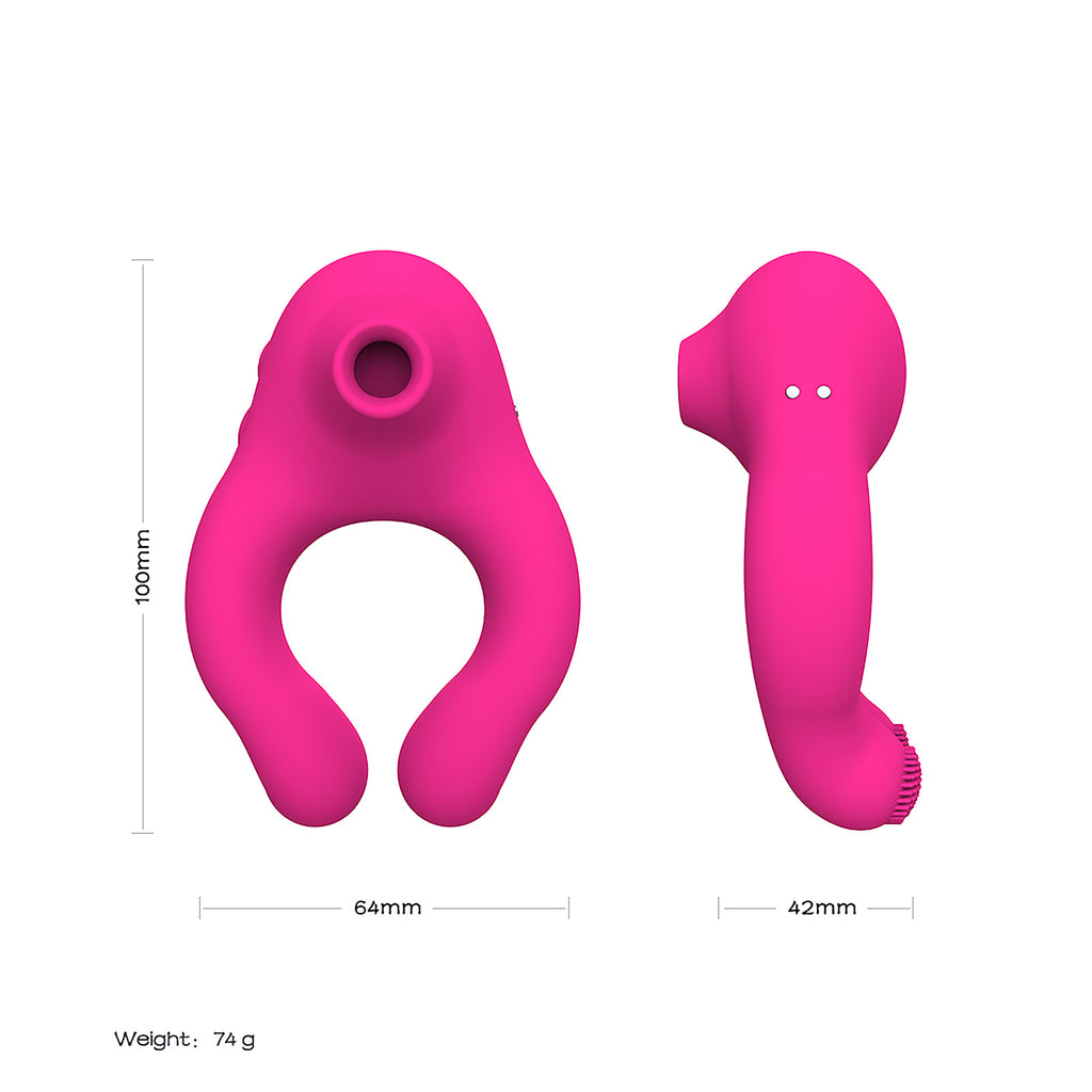 Dual Function Adult Toy with Suction