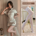 Modified Cheongsam-style lingerie nightgown