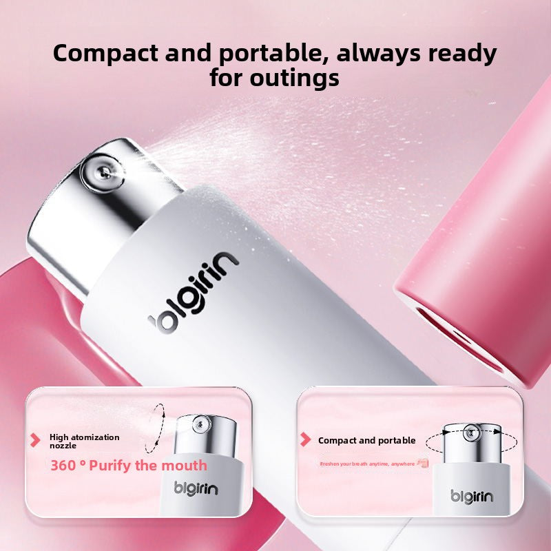Baili Giant Probiotic Mouth Spray Freshens Breath for Men and Women, Portable Oral Spray for Kissing, Long-Lasting Fragrance, Removes Odor